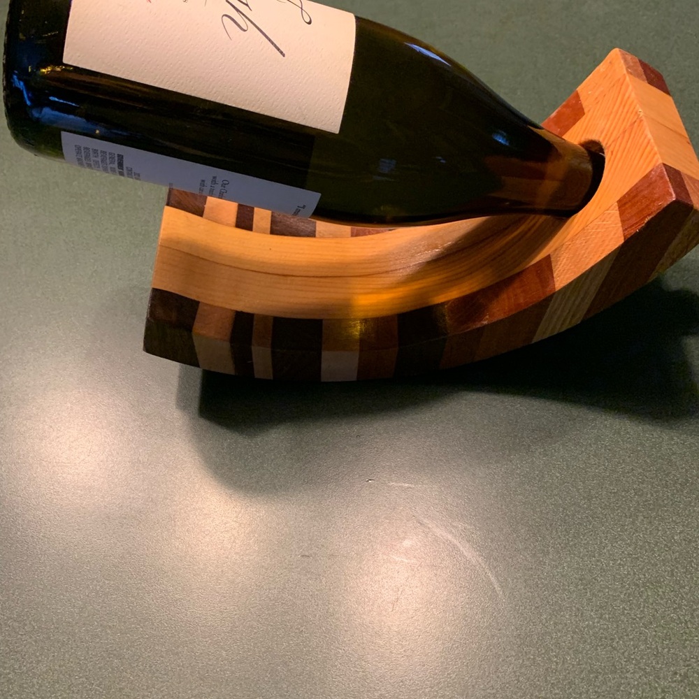 Wooden Wine Bottle Holder